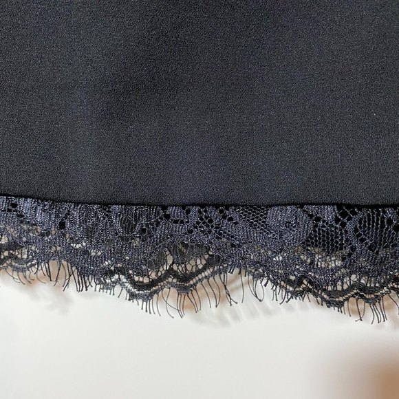 Forever 21 Contemporary A-line Laced Mini Skirt Size M Black - Picture 5 of 8